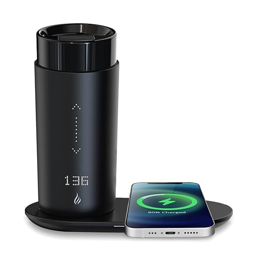 Temperature Control Heated Travel Coffee Mug F1