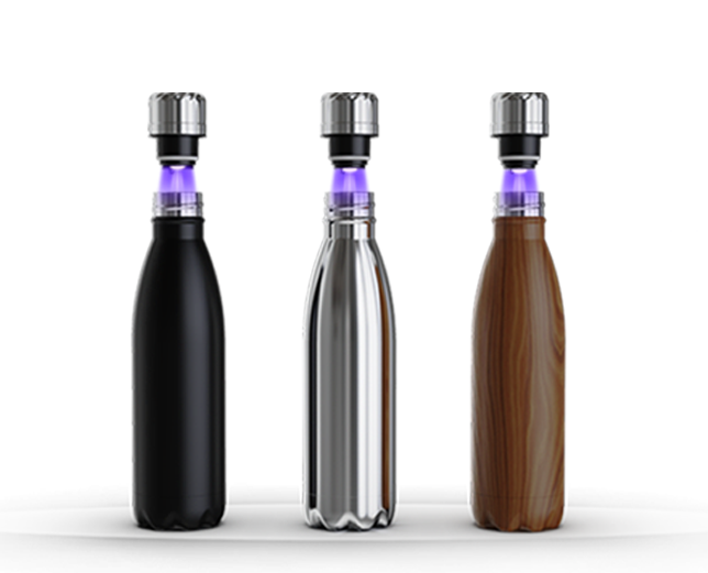 H5 Push-button UV Water Bottles